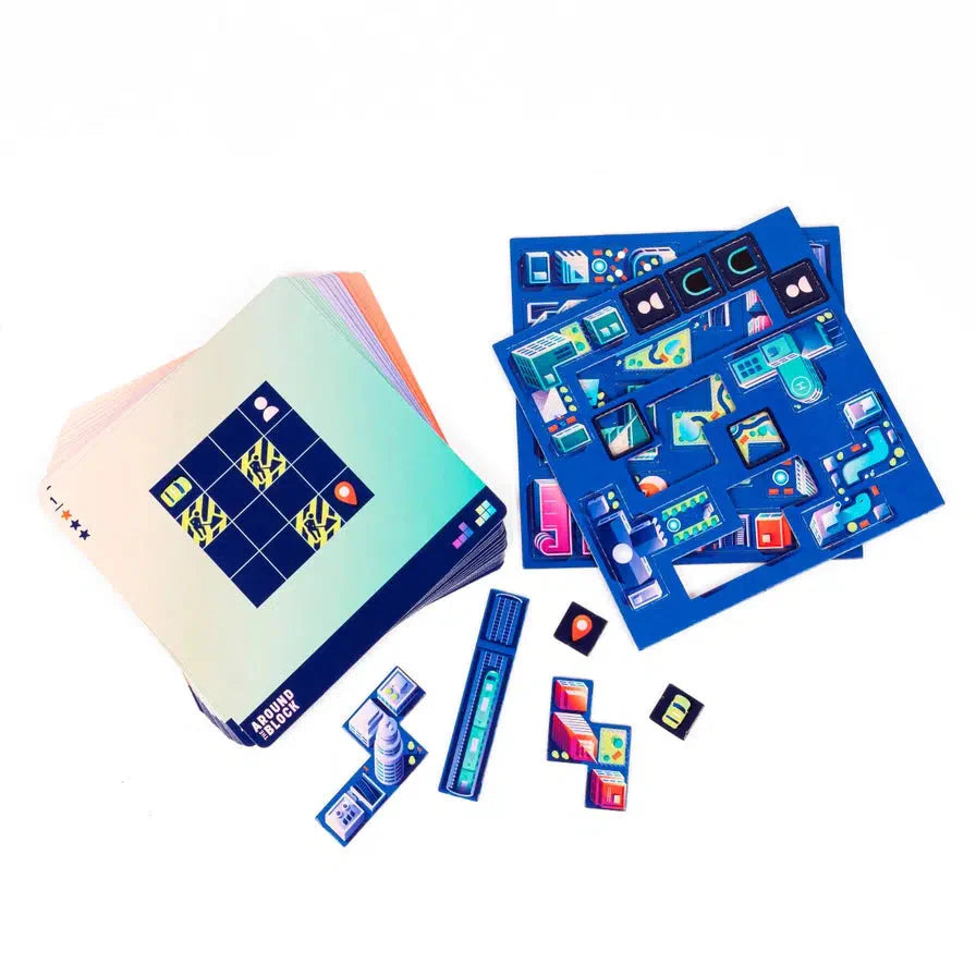 Around the Block Puzzle Game Puzzle Professor Puzzle (ONLINE ORDER ONLY)