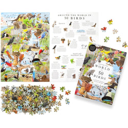 Around the World in 50 Birds 1000 Piece Jigsaw Puzzle Laurence King (ONLINE ORDER ONLY)