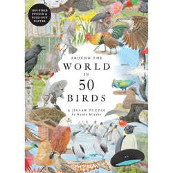 Around the World in 50 Birds 1000 Piece Jigsaw Puzzle Laurence King (ONLINE ORDER ONLY)