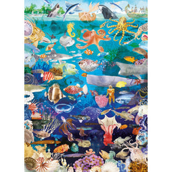 Around the World in 50 Fish 1000 Piece Jigsaw Puzzle Laurence King