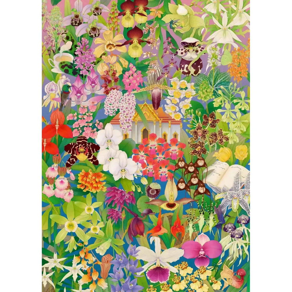 Around the World in 50 Orchids 1000 Piece Jigsaw Puzzle Laurence King (ONLINE ORDER ONLY)