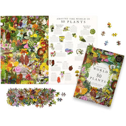 Around the World in 50 Plants 1000 Piece Jigsaw Puzzle Laurence King (ONLINE ORDER ONLY)