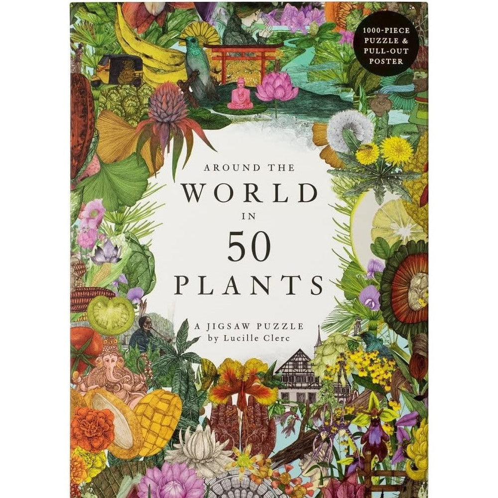 Around the World in 50 Plants 1000 Piece Jigsaw Puzzle Laurence King (ONLINE ORDER ONLY)