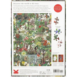 Around the World in 50 Trees 1000 Piece Jigsaw Puzzle Laurence King (ONLINE ORDER ONLY)
