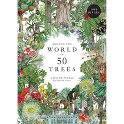 Around the World in 50 Trees 1000 Piece Jigsaw Puzzle Laurence King (ONLINE ORDER ONLY)
