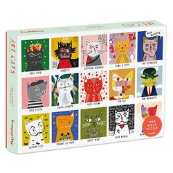 Art Cats 1000 Piece Jigsaw Puzzle Happily (ONLINE ORDER ONLY)