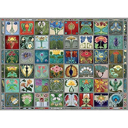 Art Nouveau Tiles 1000 Piece Jigsaw Puzzle Cobble Hill (ONLINE ORDER ONLY)