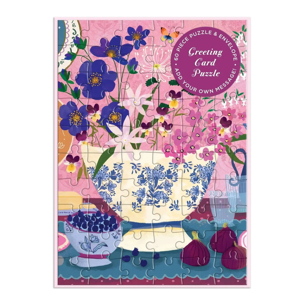 Art of the Table Greeting Card 60 Piece Jigsaw Puzzle Galison (ONLINE ORDER ONLY)
