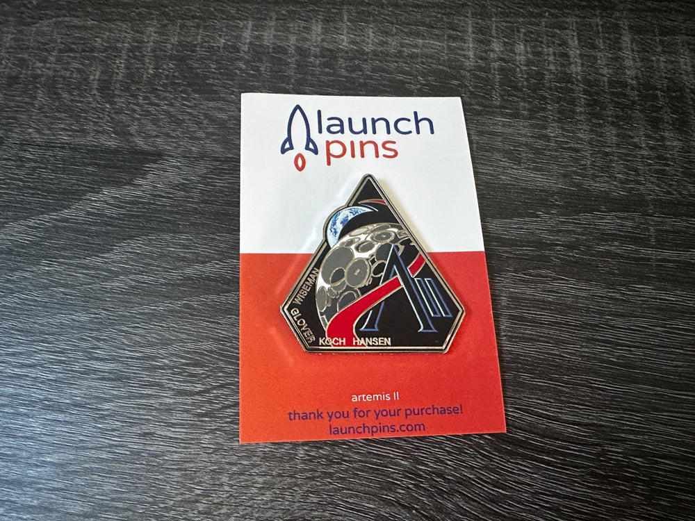 NASA Artemis II Mission Patch Hard Enamel Pin (ONLINE ORDER ONLY)