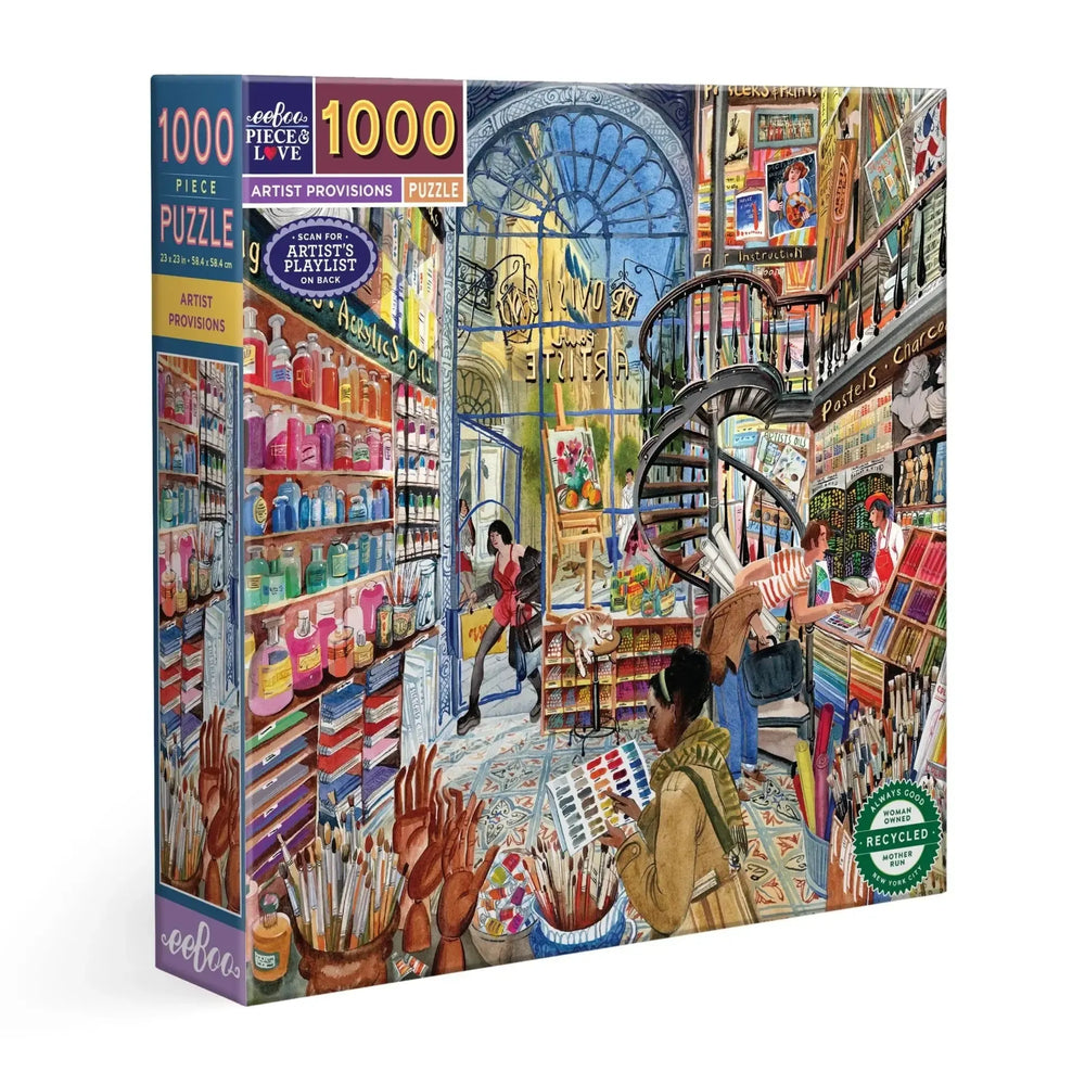 Artist Provisions 1000 Piece Jigsaw Puzzle eeBoo (ONLINE ORDER ONLY)
