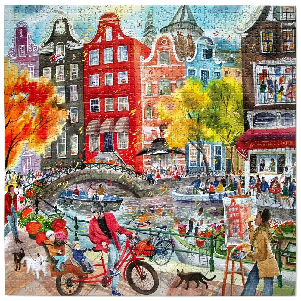 Artists in Amsterdam 1000 Piece Jigsaw Puzzle eeBoo