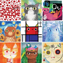 Artsy Cats 500 Piece Jigsaw Puzzle Mudpuppy (ONLINE ORDER ONLY)