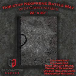 Ashen Wastelands - Neoprene Battle Mat with Bag (Online Order Only)
