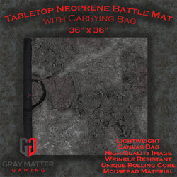 Ashen Wastelands - Neoprene Battle Mat with Bag (Online Order Only)