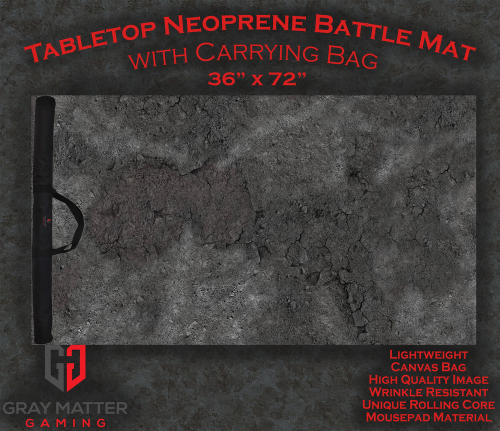 Ashen Wastelands - Neoprene Battle Mat with Bag (Online Order Only)