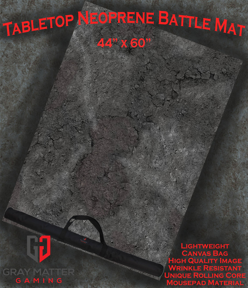 Ashen Wastelands - Neoprene Battle Mat with Bag (Online Order Only)