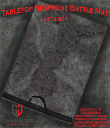 Ashen Wastelands | Neoprene Battle Mat with Bag | Baron of Dice