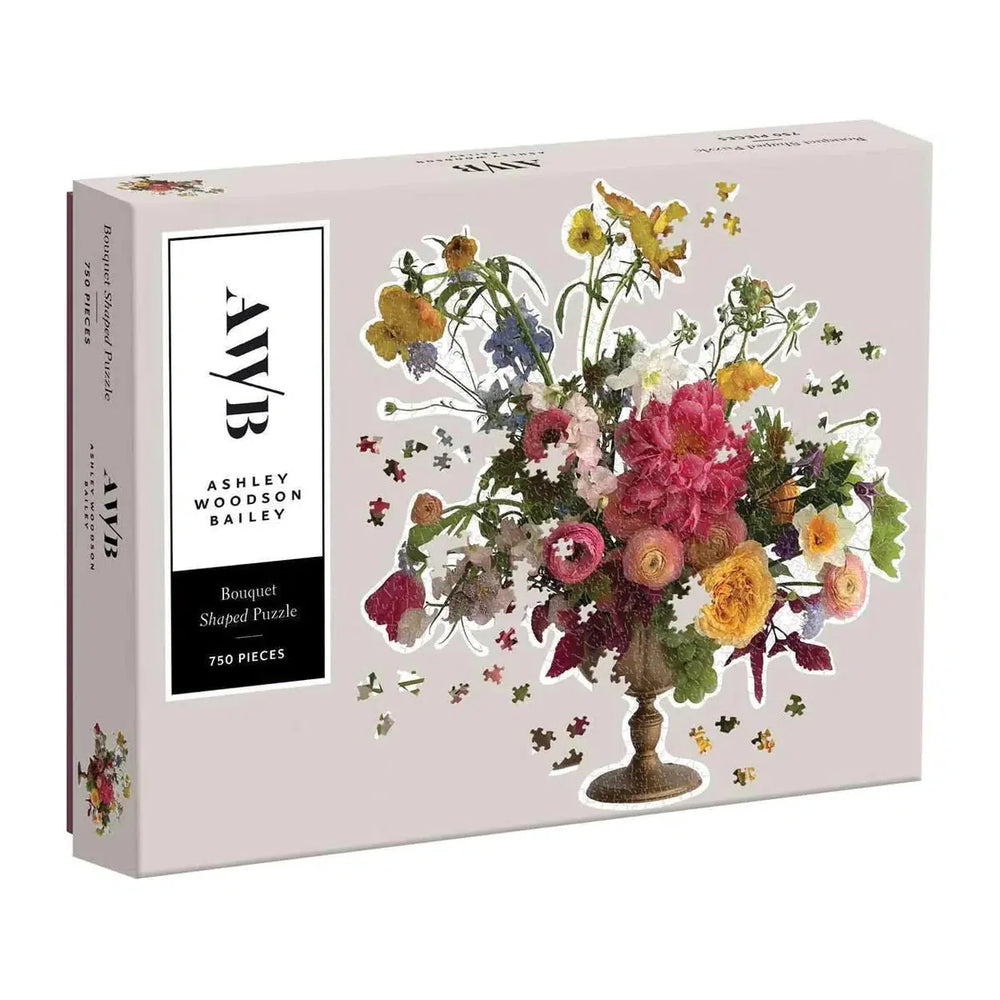 Ashley Woodson Bailey 750 Piece Bouquet Shaped Jigsaw Puzzle Galison (ONLINE ORDER ONLY)