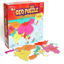 Asia GeoPuzzle 50 Piece Jigsaw Puzzle Geotoys (ONLINE ORDER ONLY)
