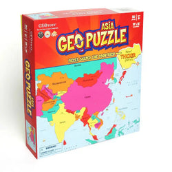 Asia GeoPuzzle 50 Piece Jigsaw Puzzle Geotoys (ONLINE ORDER ONLY)