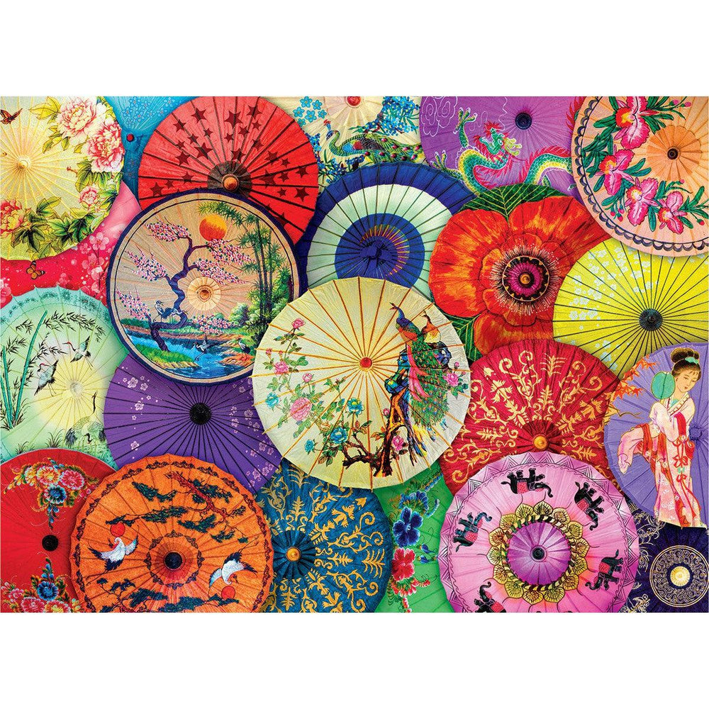 Asian Oil-Paper Umbrellas 1000 Piece Jigsaw Puzzle Eurographics (ONLINE ORDER ONLY)