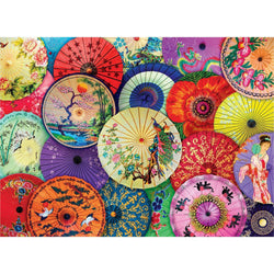 Asian Oil-Paper Umbrellas 1000 Piece Jigsaw Puzzle Eurographics (ONLINE ORDER ONLY)