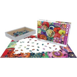 Asian Oil-Paper Umbrellas 1000 Piece Jigsaw Puzzle Eurographics (ONLINE ORDER ONLY)
