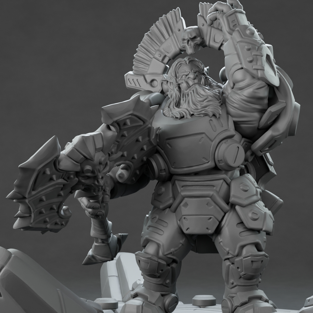 3D Printed Nafarrate Assault Orc Set Space Orcs 28 32 mm D&D (Online Only)