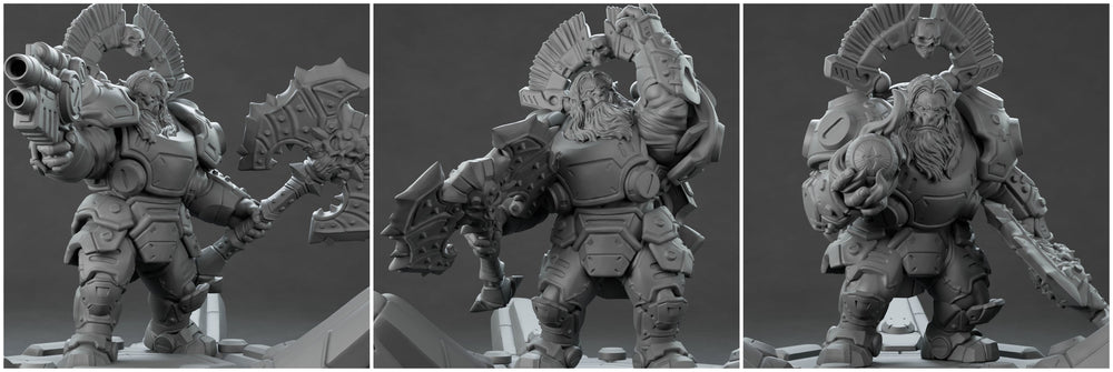 3D Printed Nafarrate Assault Orc Set Space Orcs 28 32 mm D&D (Online Only)