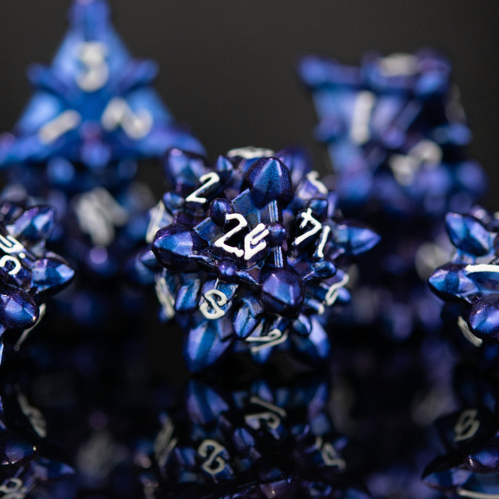 PRE-ORDER || Asteroid Fields Metal Dice Set - Icarus