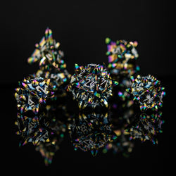 PRE-ORDER || Asteroid Fields Metal Dice Set - Iris