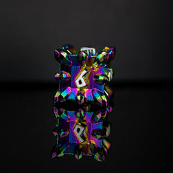 PRE-ORDER || Asteroid Fields Metal Dice Set - Iris