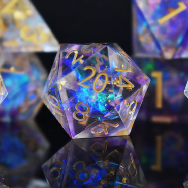 Astral Projection Sharp-Edged Resin Dice Set (ONLINE ORDER ONLY)