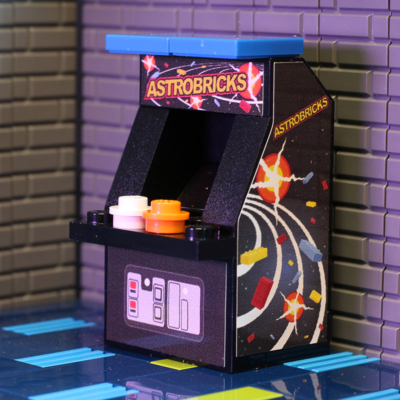 Astrobricks Arcade Machine made using LEGO parts - B3 Customs (Online Order Only)