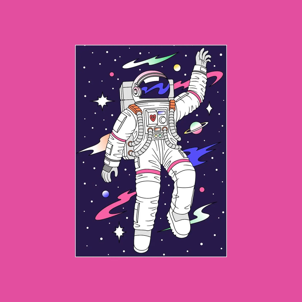 Astronaut 99 Piece Mini Jigsaw Puzzle Puzzledly (ONLINE ORDER ONLY)