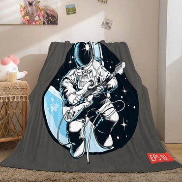 Astronaut Blanket Soft Flannel Blanket (Online Order Only)