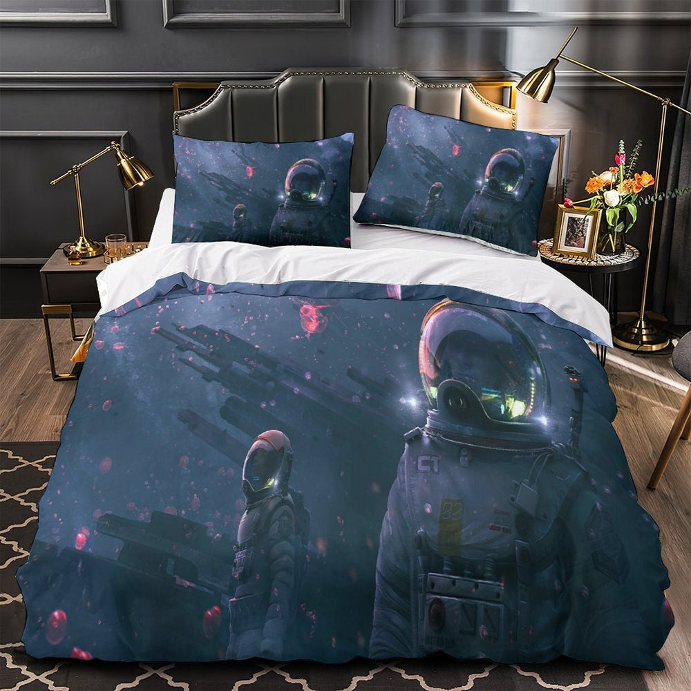Astronaut Duvet Cover Kids Room Bedding Set Without Filler (ONLINE ORDER ONLY)