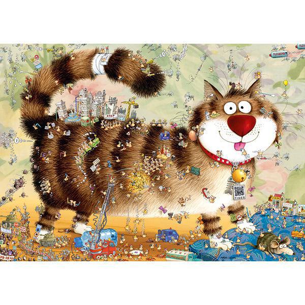 At the Cat Look Closely Seek & Find 1000 Piece Jigsaw Puzzle Heye (ONLINE ORDER ONLY)