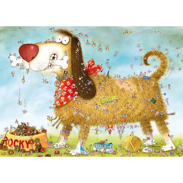 At the Dog Look Closely Seek & Find 1000 Piece Jigsaw Puzzle Heye (ONLINE ORDER ONLY)