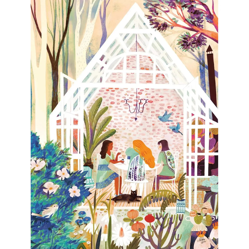 At the Greenhouse by Adelina Lirius 1000 Piece Jigsaw Puzzle NYPC