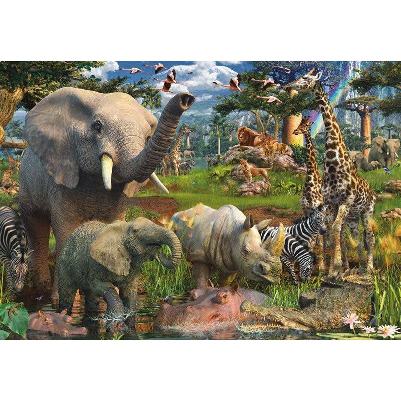 At the Waterhole 18000 Piece Jigsaw Puzzle Ravensburger (ONLINE ORDER ONLY)