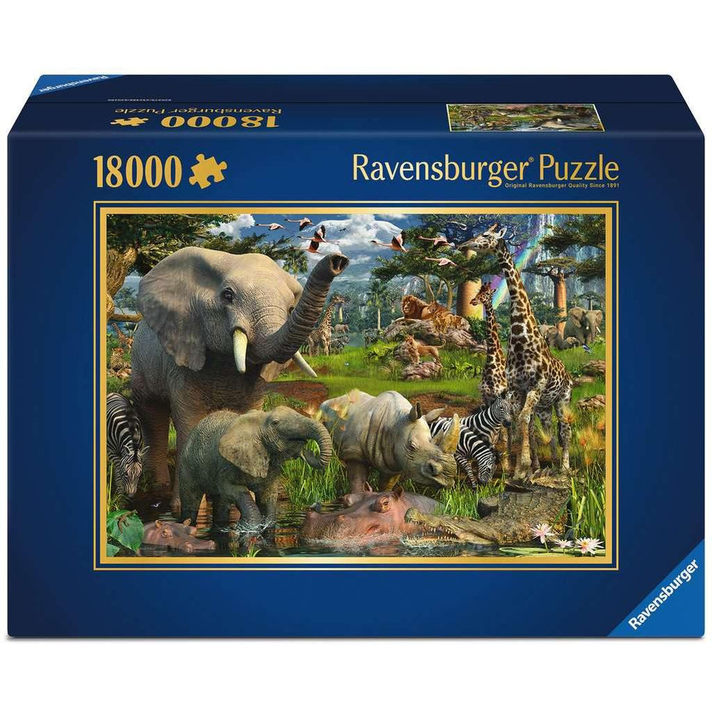 At the Waterhole 18000 Piece Jigsaw Puzzle Ravensburger (ONLINE ORDER ONLY)