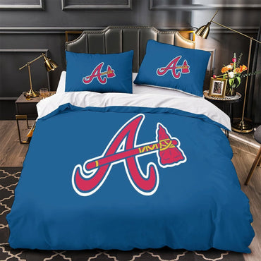 Atlanta Braves Bedding Set Quilt Cover Without Filler (Online Order Only)