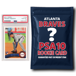 Atlanta Braves PSA 10 Graded Rookie Card Mystery Pack