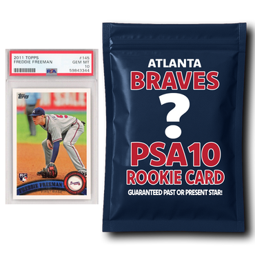Atlanta Braves PSA 10 Graded Rookie Card Mystery Pack (ONLINE ORDER ONLY)