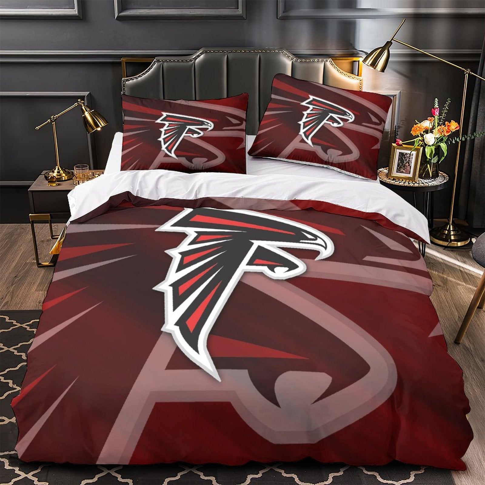 Atlanta Falcons Bedding Set Duvet Cover Without Filler (Online Order Only)