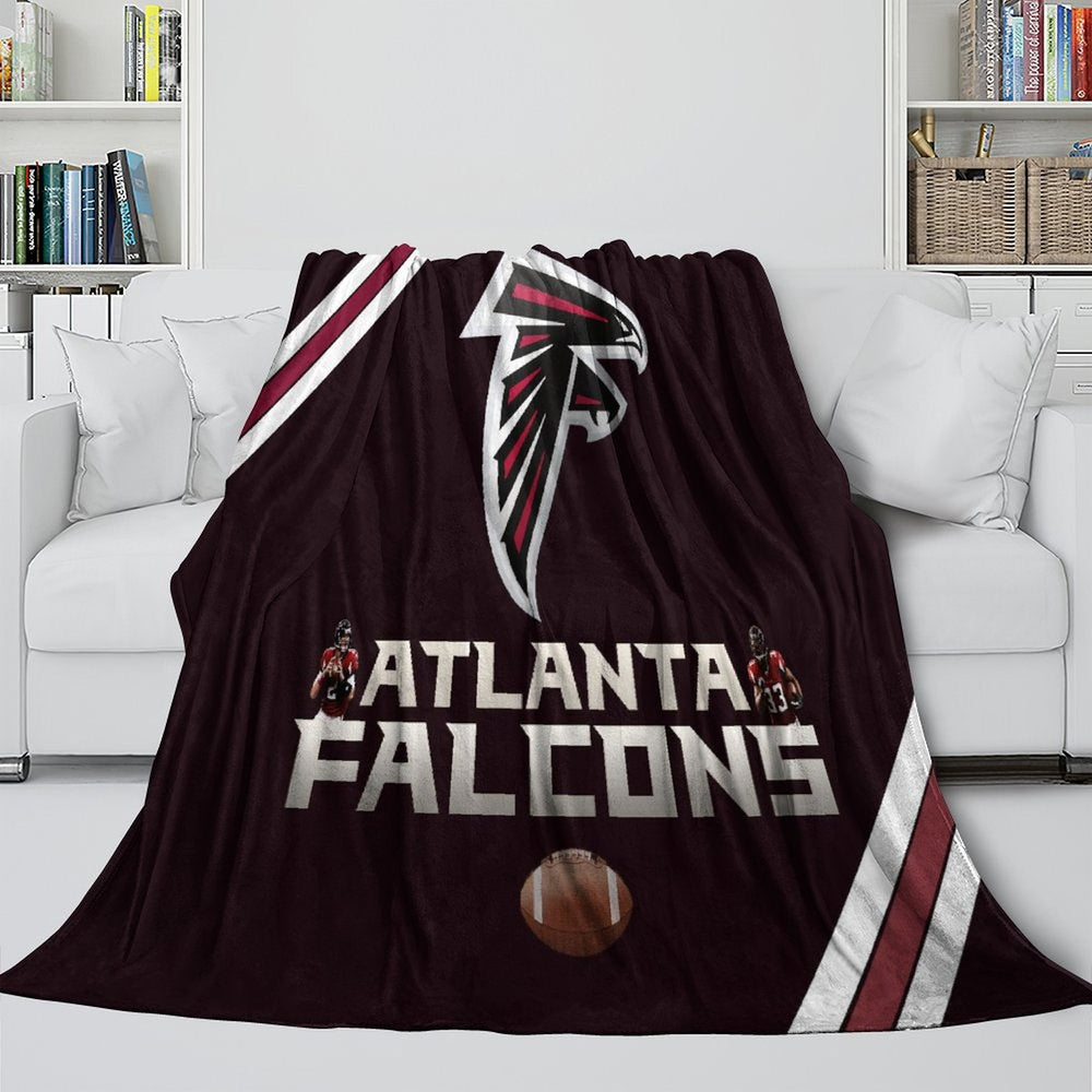 Atlanta Falcons Blanket Flannel Fleece Throw Room Decoration (Online Order Only)