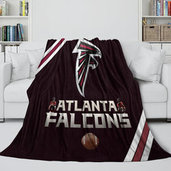 Atlanta Falcons Blanket Flannel Fleece Throw Room Decoration (Online Order Only)