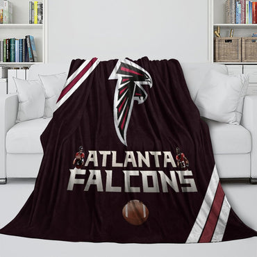 Atlanta Falcons Blanket Flannel Fleece Throw Room Decoration (Online Order Only)