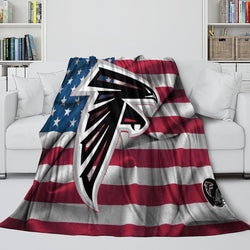 Atlanta Falcons Blanket Flannel Fleece Throw Room Decoration (Online Order Only)
